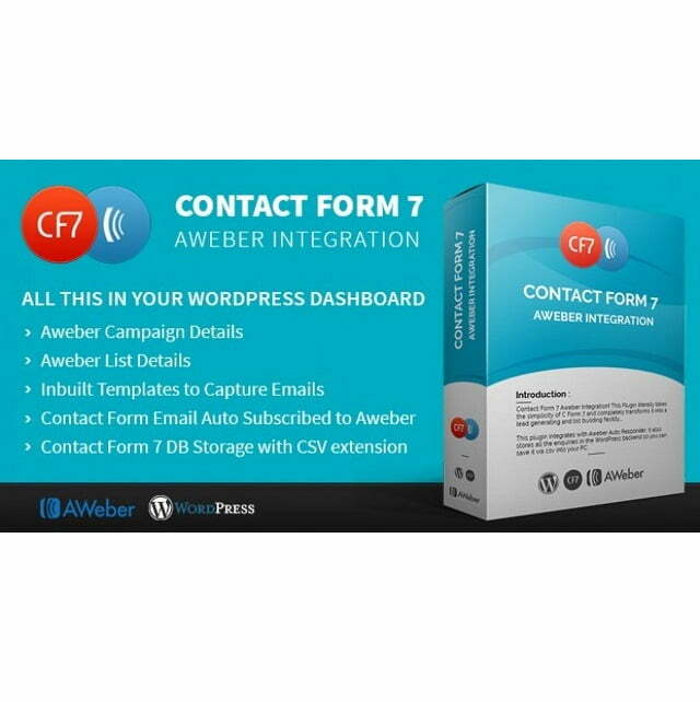 Contact form 7 Aweber Integration – WordPress Plugin Contact form 7 Aweber Integration – WordPress Plugin
