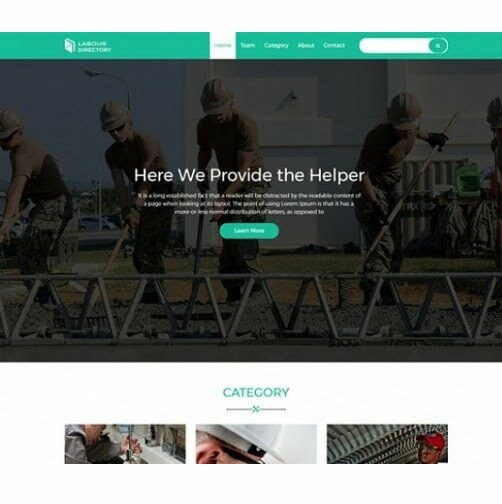 Labour Directory – HTML Template Labour Directory – HTML Template