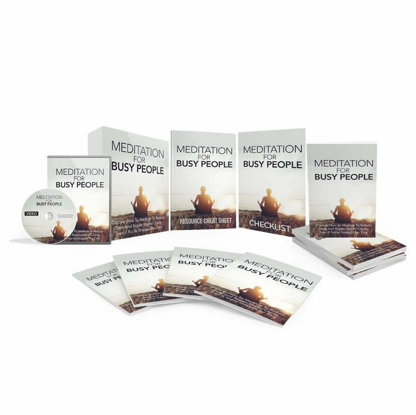 Meditation for Busy People – Video Course with Resell Rights Meditation for Busy People – Video Course with Resell Rights