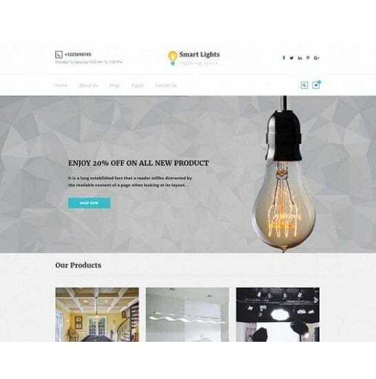 Lighting Store – HTML Template Lighting Store – HTML Template