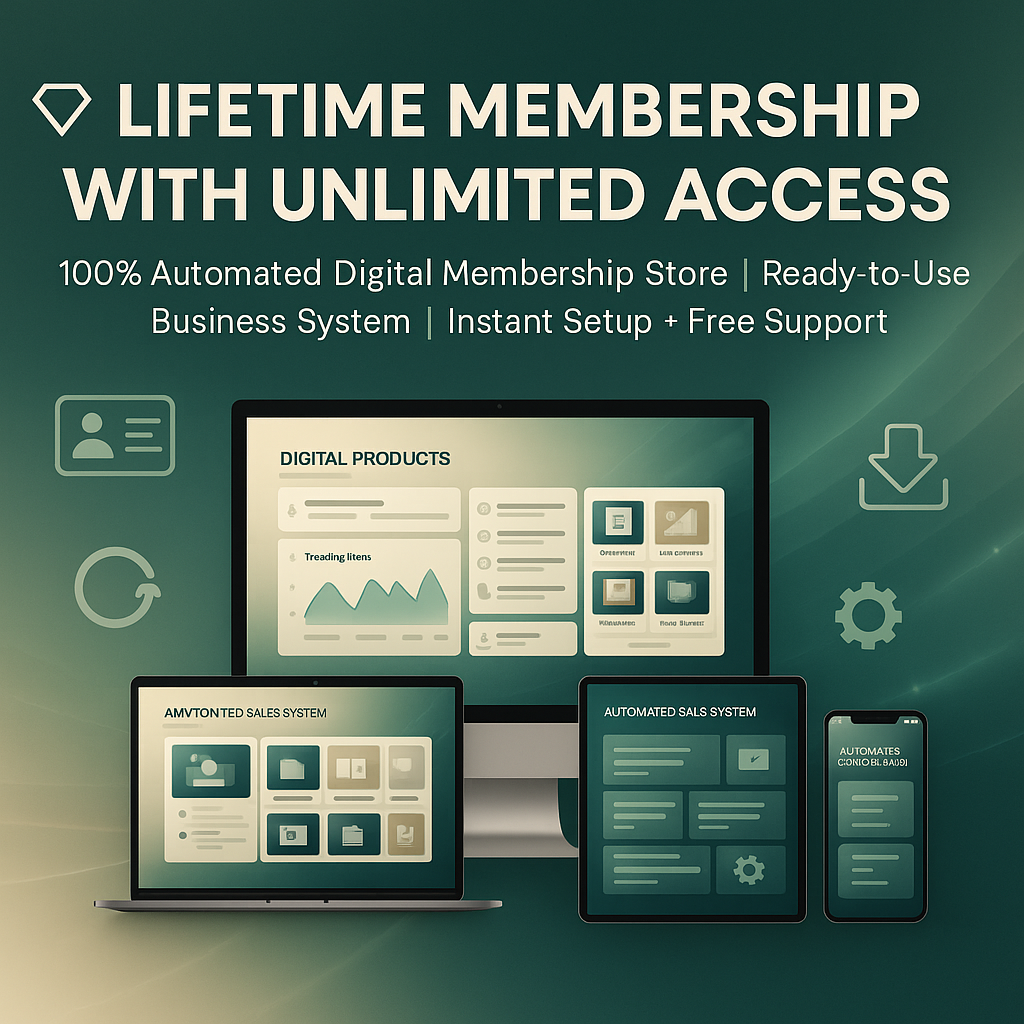 Launch Your Own 100% Automated Digital Membership Store Launch Your Own 100% Automated Digital Membership Store