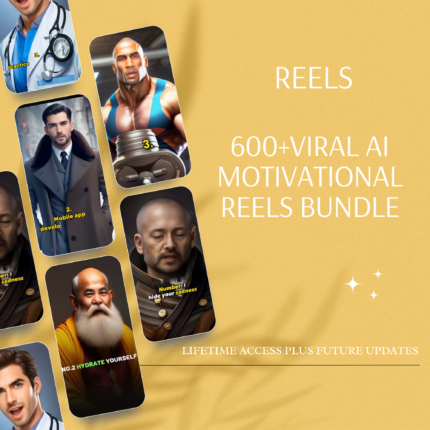 600+ AI-Ready Motivational Reel Bundle