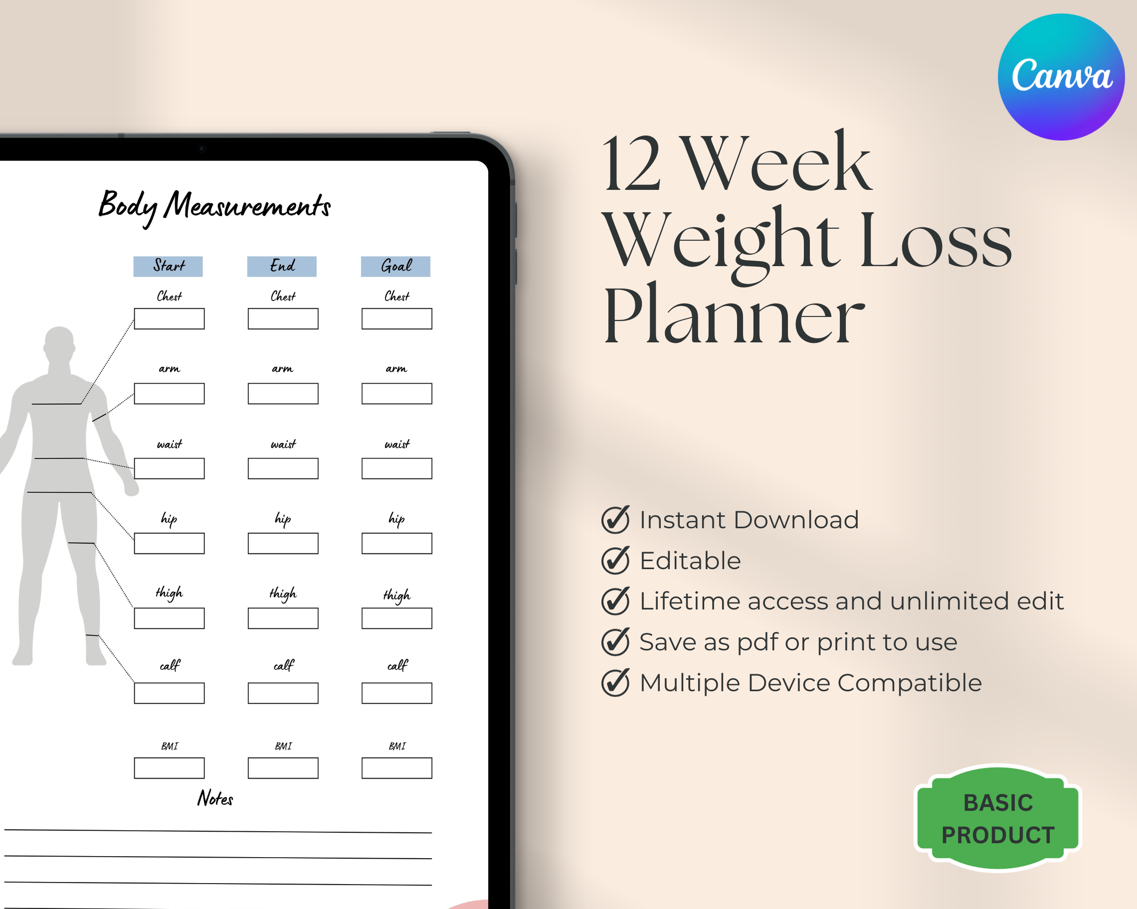 12 Week Weight Loss Planner 12 Week Weight Loss Planner