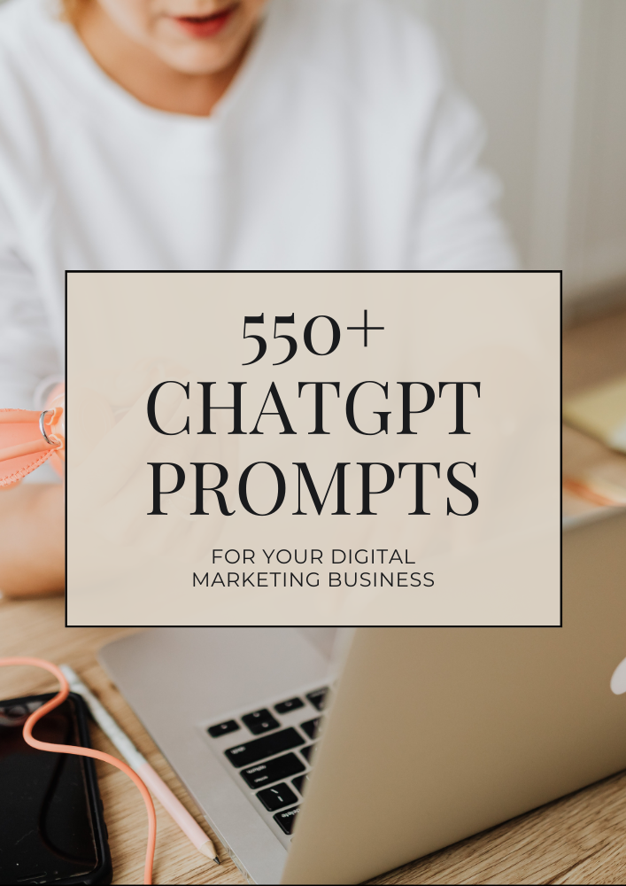 550+ ChatGpt Prompts for Digital Marketing 550+ ChatGpt Prompts for Digital Marketing