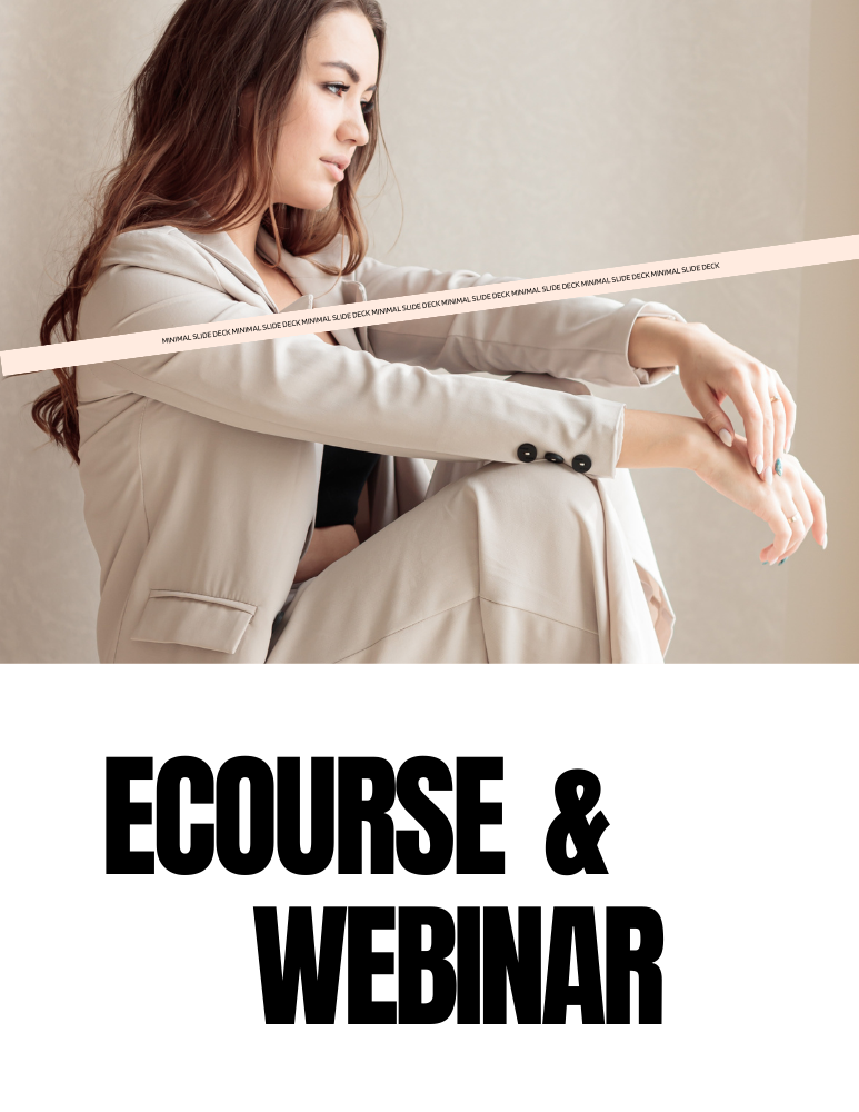 Ecourse and Webinar Presentation Canva Template Ecourse and Webinar Presentation Canva Template