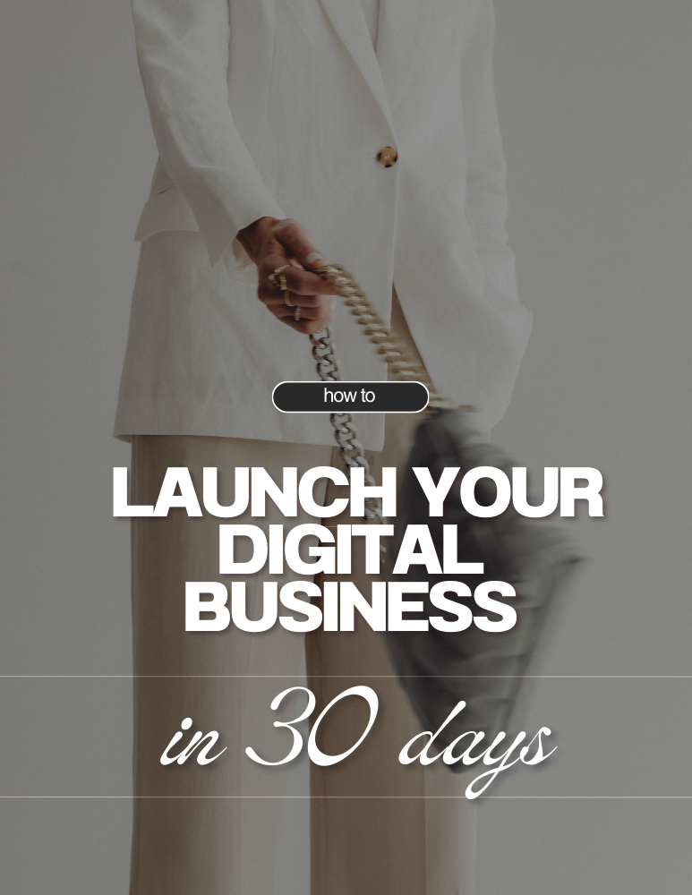 Launch your Digital Business in 30Days Launch your Digital Business in 30Days