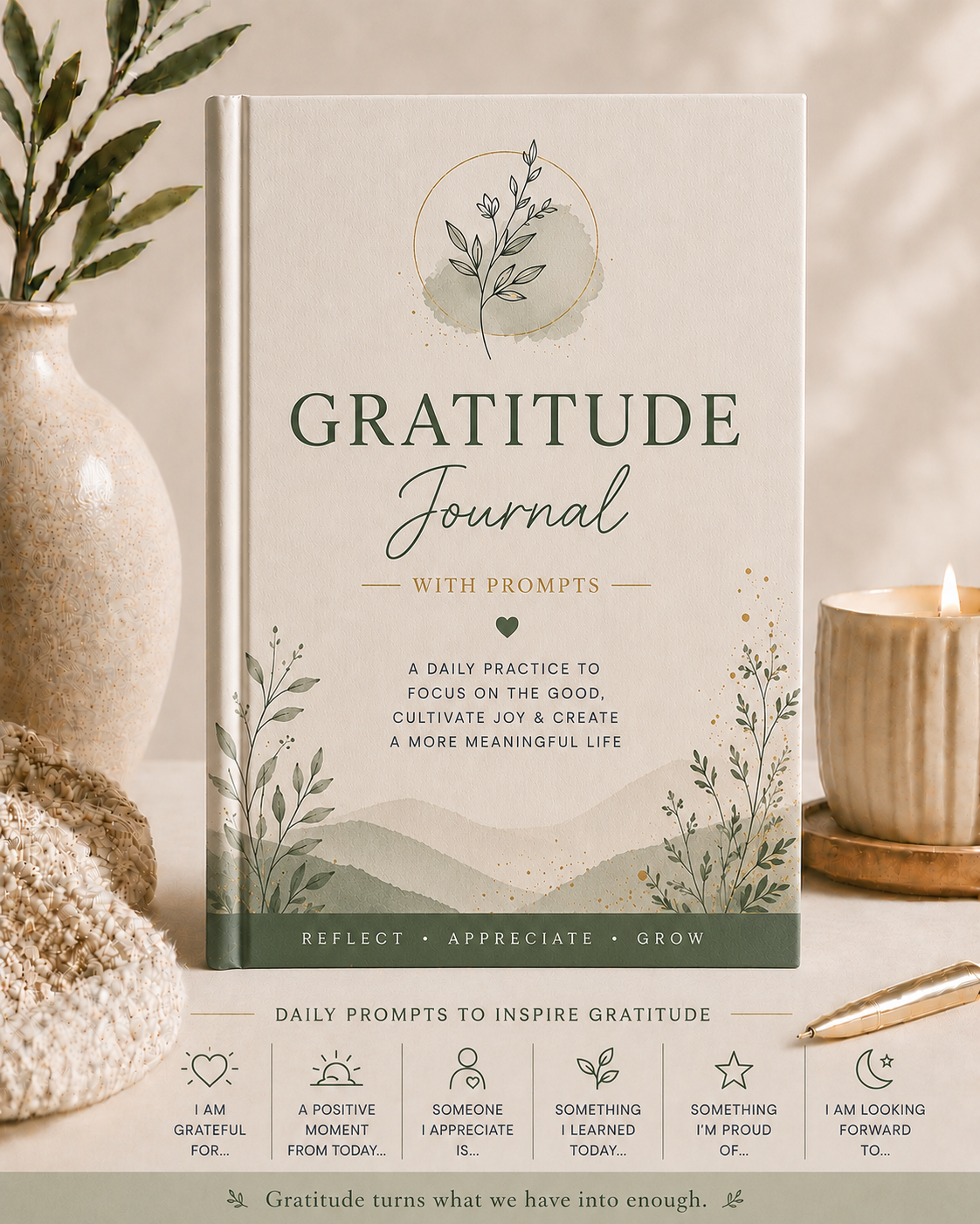 Gratitude Journal with Prompts Gratitude Journal with Prompts